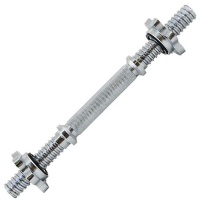Гриф с гайками хромированный (d 25) 30 см. R18048
