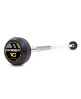 Комплект прямых фиксированных обрезиненных штанг 5 шт от 10 до 30кг Hasttings Digger HD51G2A-10-30